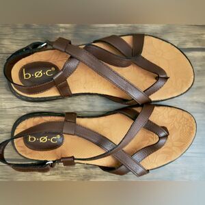 b.o.c. Women's Strappy Brown Sandals